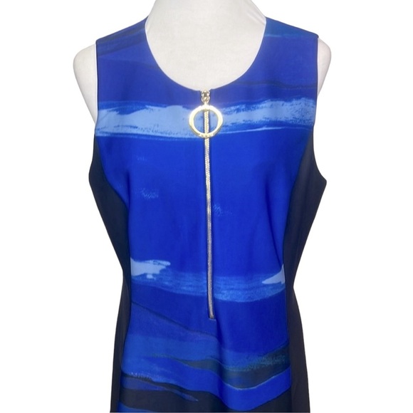 DKNY Scuba Fit And Flare Dress - Picture 3 of 9